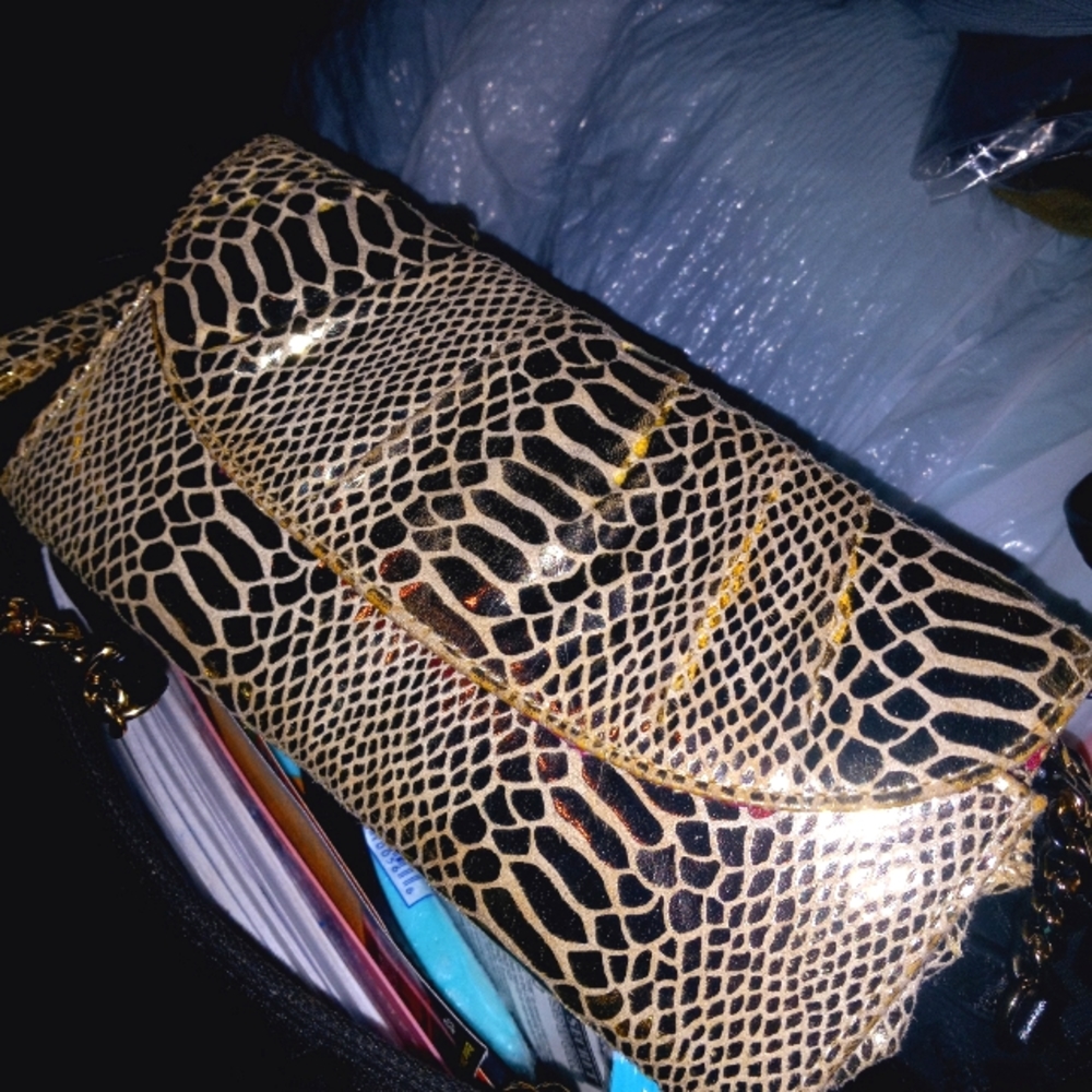 Gold Cute clutch
